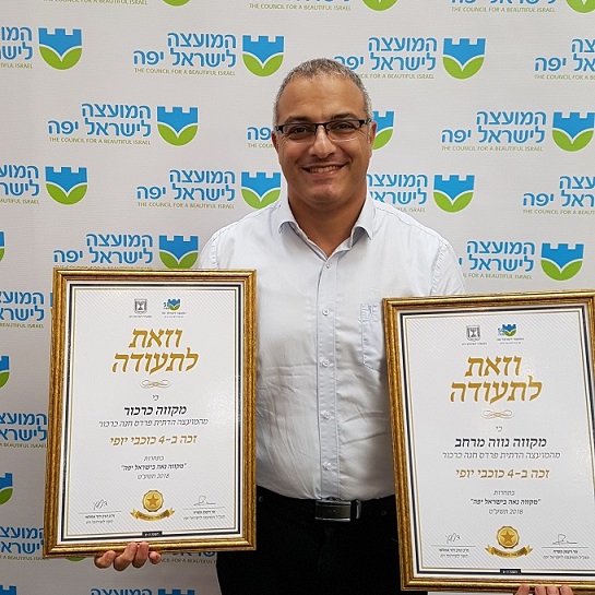 פרס המועצה לישראל יפה 2018